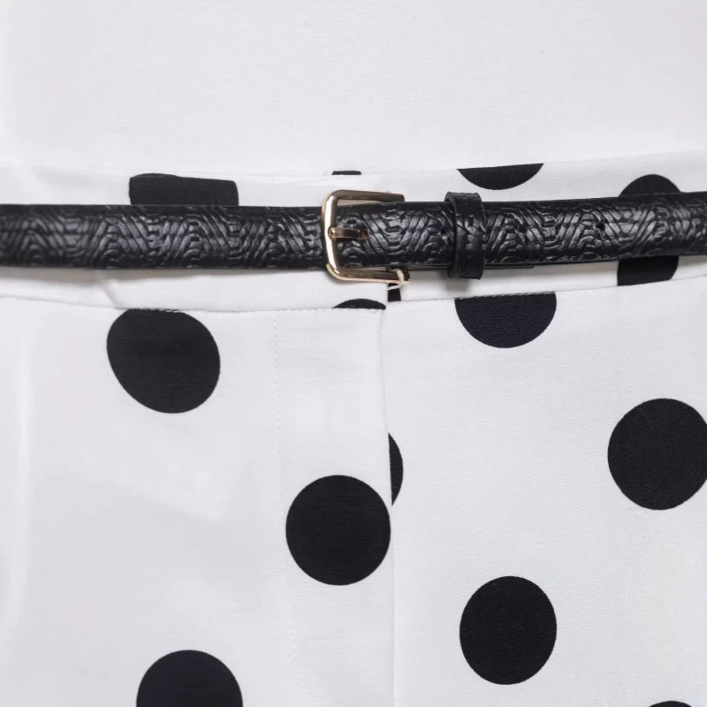 ZARA Summer Vintage Casual Versatile Polka Dot High Waist Shorts